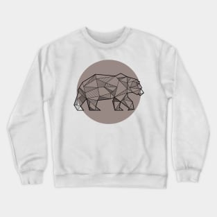 Bear - Geometric Animals Crewneck Sweatshirt